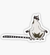 Ring Tailed Lemur entspannend Sticker