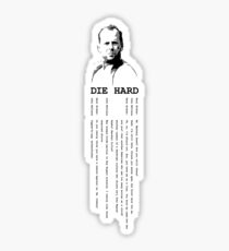 Die Hard Sticker