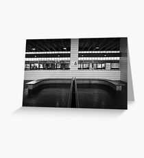 Preston Bus Station Seats Greeting Card