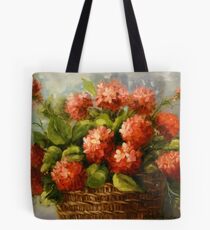 Basket of Geraniums Tote Bag