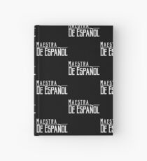 Cuaderno de tapa dura Profesora de español educadora española maestra