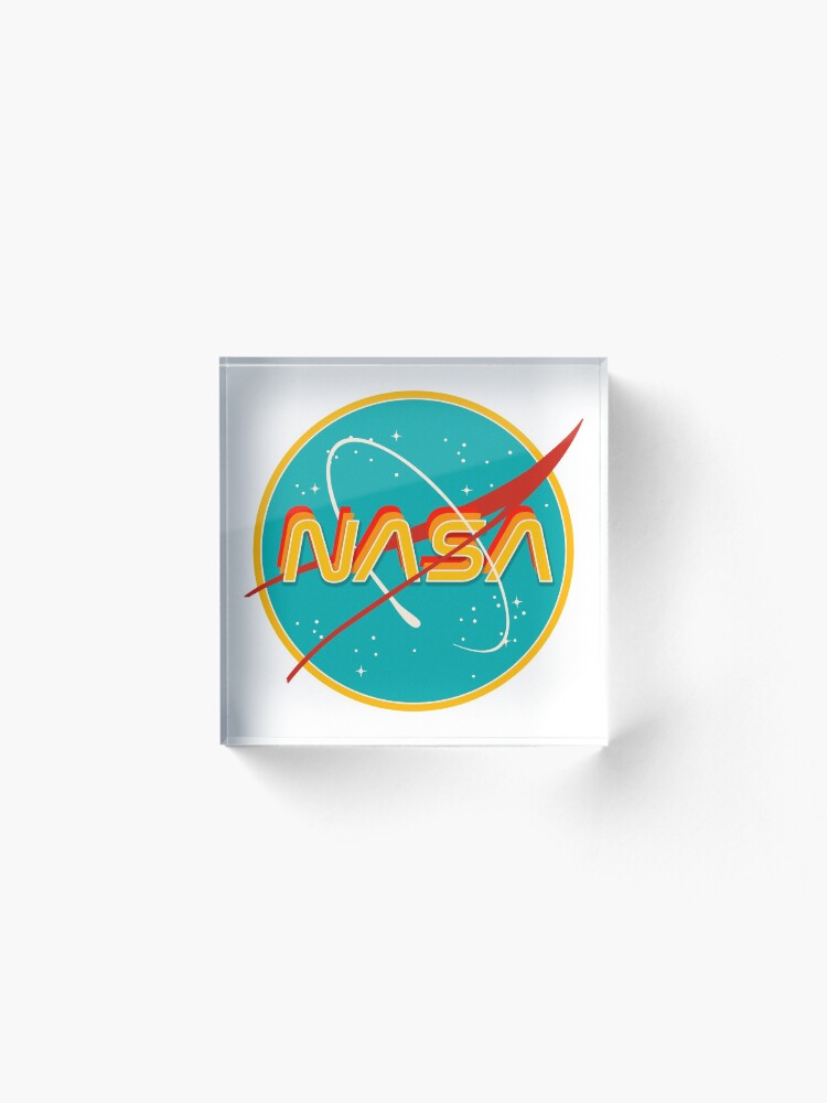 Alternate view of NASA RETRO Acrylic Block