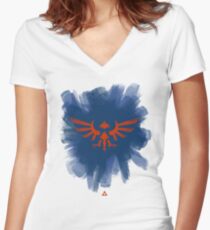 Hylian Women's Fitted V-Neck T-Shirt