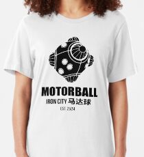 Motorball - Iron City's favourite sport (inspired by Alita) Slim Fit T-Shirt