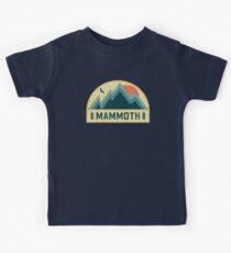 Mammut Retro Berg Abzeichen Kinder T-Shirt