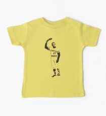 Camiseta para bebés Roberto Clemente - Arriba - Stencil Negro