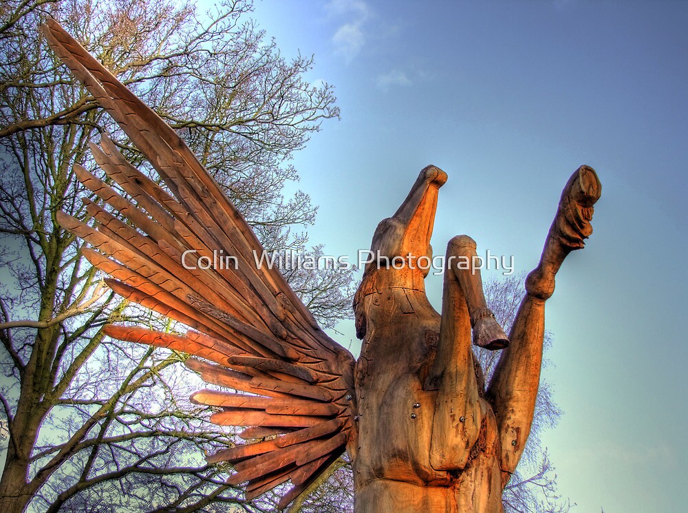 "Pegasus Tree Sculpture Woking 2 HDR " by Colin Williams Photography