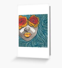 Indigo Greeting Card