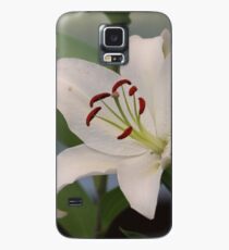 White Oriental Lily Case/Skin for Samsung Galaxy