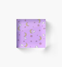 Sailor Moon inspiriert Bunny of the Moon Tagesdecke Kuscheldruck Acrylblock