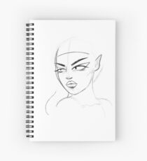 Elf sketch Spiral Notebook