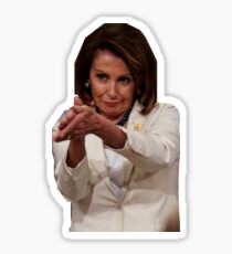 Pelosi's Sarcastic Clap Meme Sticker