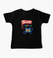 Trouble Maker - dark Baby Tee