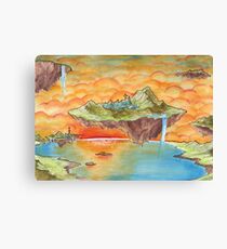 Lienzo Las islas flotantes