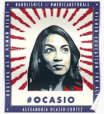 alexandria ocasio cortez Poster