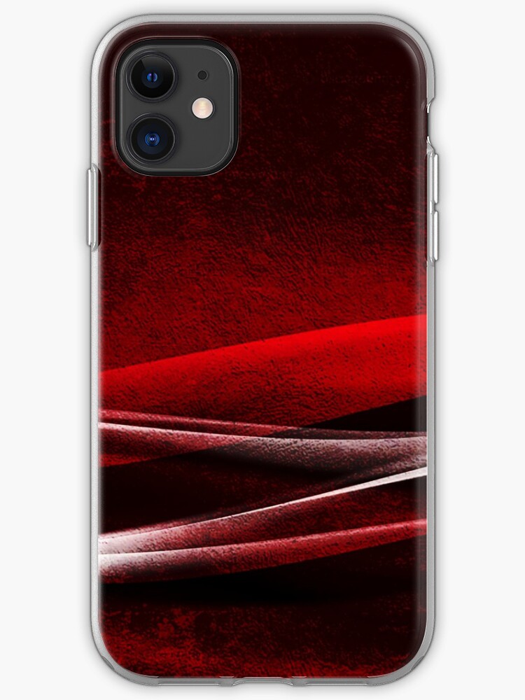 "Red Velvet Wave" iPhone Case & Cover by writermore Redbubble