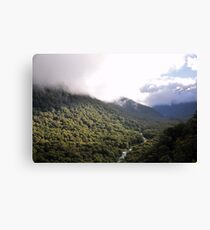 Landscape, New Zealand Fiordland Canvas Print