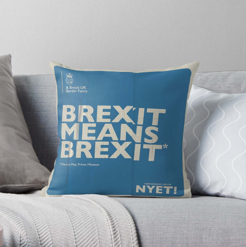 Brexit Pillow Throw Pillow