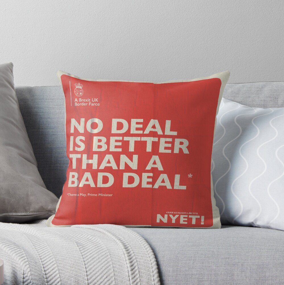 No Deal Pillow Throw Pillow