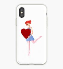 Ballerina-Manga-Valentinsgruß iPhone-Hülle & Cover