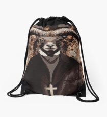 Baphomet Drawstring Bag