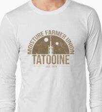 Moisture Farmer Union (brown) Long Sleeve T-Shirt