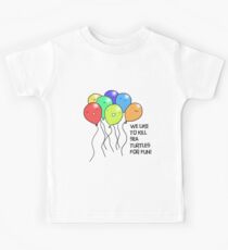 Ballons sind Schildkrötenmörder Kinder T-Shirt