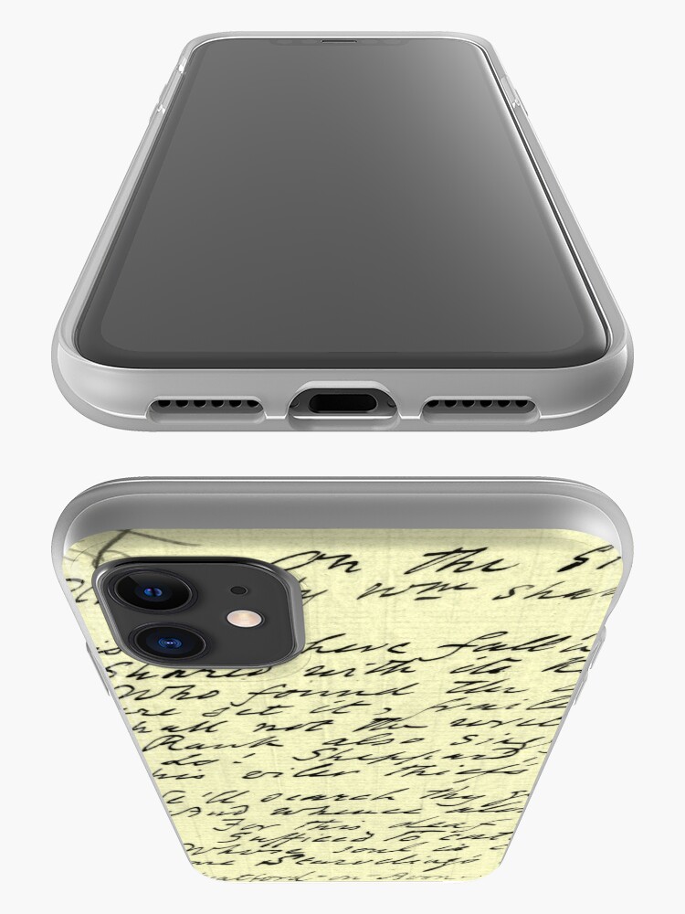 Alternate view of Literary Manuscript iPhone Case & Cover
