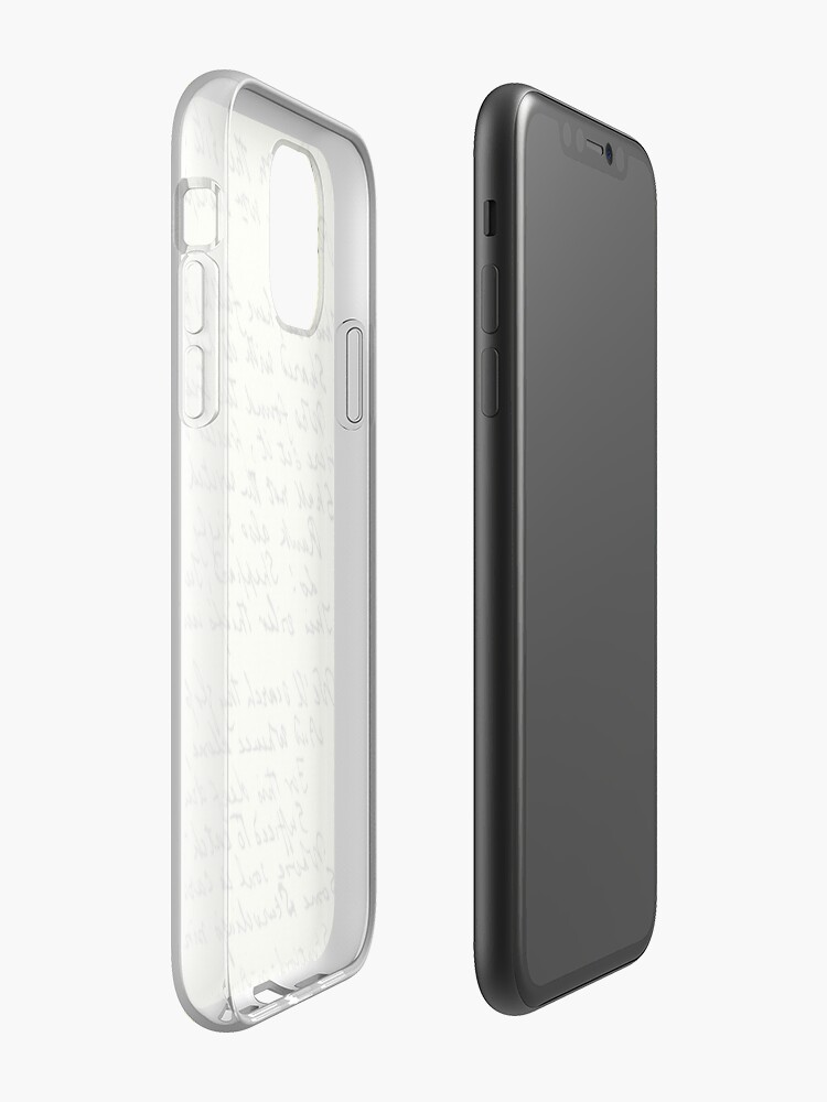 Alternate view of Literary Manuscript iPhone Case & Cover