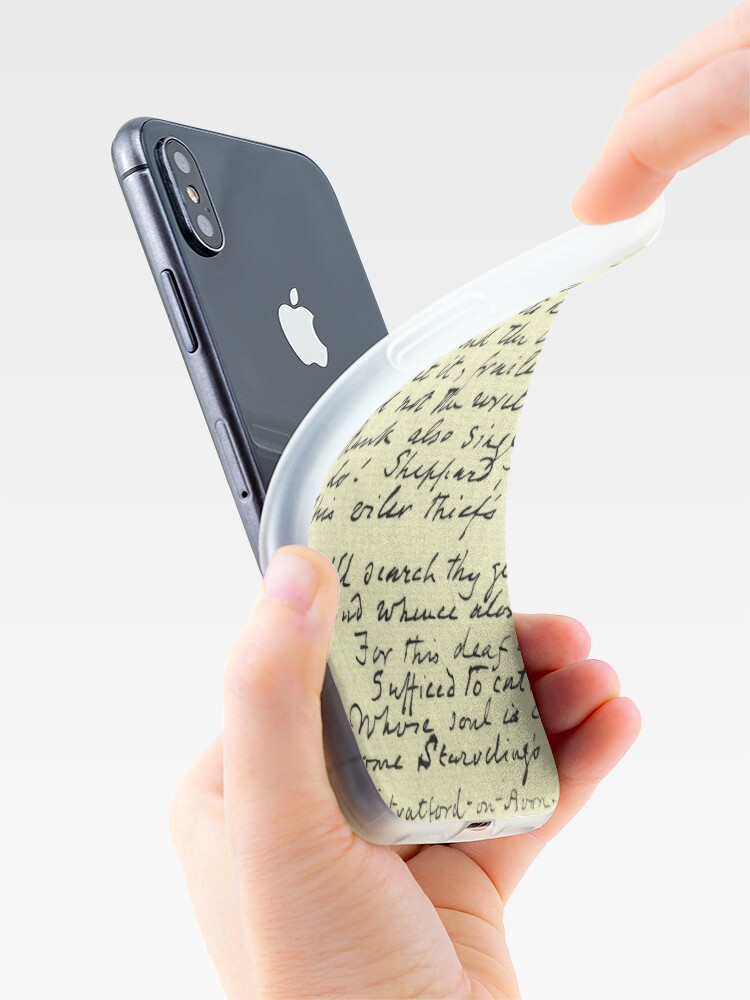 Alternate view of Literary Manuscript iPhone Case & Cover