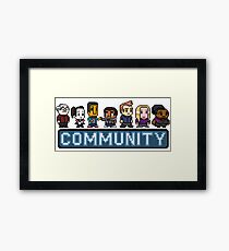8-Bit Community Framed Art Print