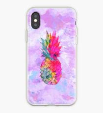 Helle Neonhawaiische Ananas tropisch iPhone-Hülle & Cover