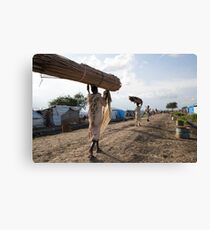 Refugee Camp, South Sudan Canvas Print