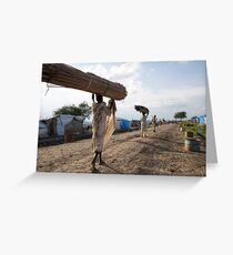 Refugee Camp, South Sudan Greeting Card