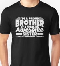 Bruder Geschenk Stiefbruder Halbbruder Unisex T-Shirt