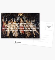 primavera by boticelli Postcards