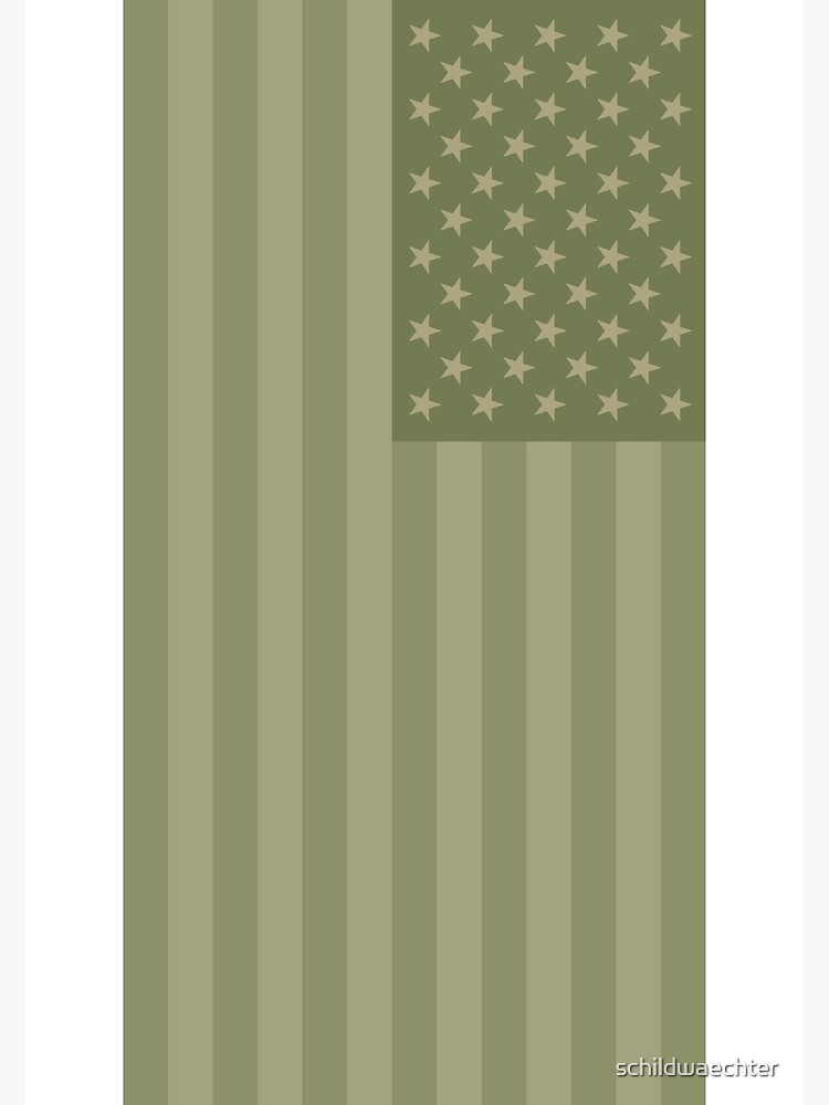 Camo Sternenbanner - USA Flagge militärische Camouflage Farben von schildwaechter