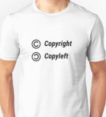 copyright copyleft Unisex T-Shirt