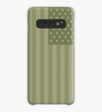 Camo Sternenbanner - USA Flagge militärische Camouflage Farben Hülle & Klebefolie für Samsung Galaxy