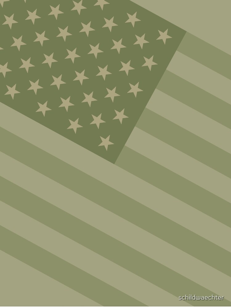 Camo Sternenbanner - USA Flagge militärische Camouflage Farben von schildwaechter
