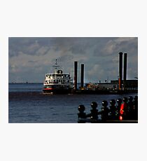 Liverpool ferry, on the Mersey Photographic Print