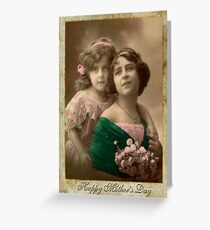 Mother and Daughter Greeting Card