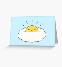 Sunshine for breakfast / Egg cloud Greeting Card
