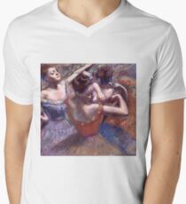 Edgar Degas - Dancers V-Neck T-Shirt