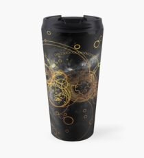 Time Lord Writing (schwarz) Thermobecher