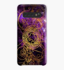 Time Lord Writing (purple) Case/Skin for Samsung Galaxy