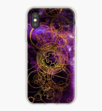 Time Lord Writing (purple) iPhone Case
