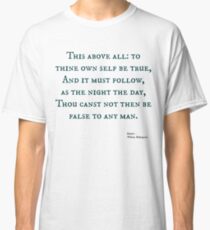 Hamlet Zitat Classic T-Shirt