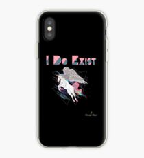 Ich existiere, süßes Einhorn iPhone-Hülle & Cover