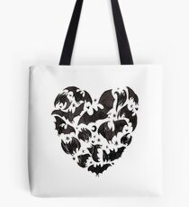 Fledermaus Herz Tote Bag